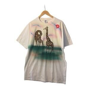 VTG Giraffe cotton T-Shirt Adult L